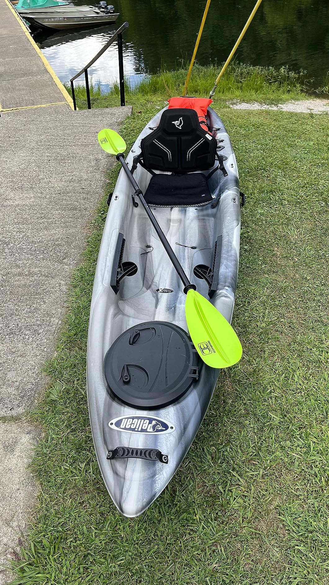 OCEANBROAD Kayak Paddle 86in/218cm, 90.5in/230cm, 95in/241cm Alloy Shaft Kayaking Boating Canoeing Oar with Paddle Leash customer photo 1