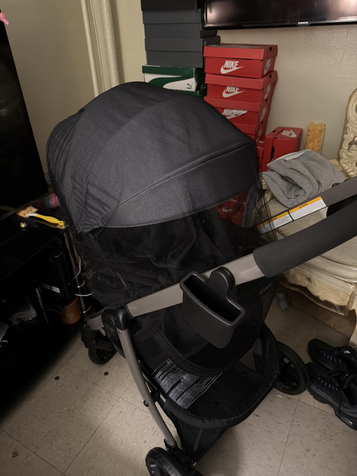 Graco Modes Pramette Travel System | Stroller & Car Seat Combo | 3-in-1 Stroller Modes | Includes Graco SnugRide 35 Infant Car Seat | Ellington customer photo 1