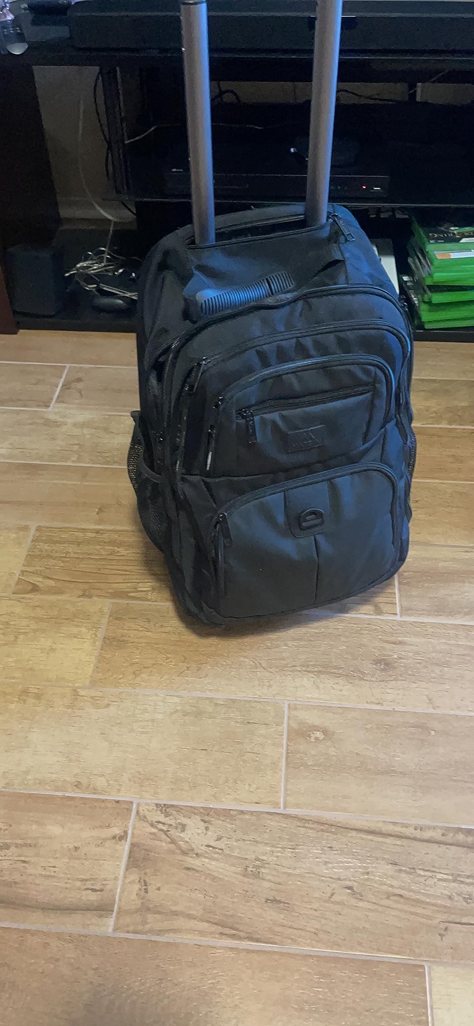MATEIN Rolling Backpack with 4 Wheels, 17 inch Spinner Backpack for Men customer photo 1