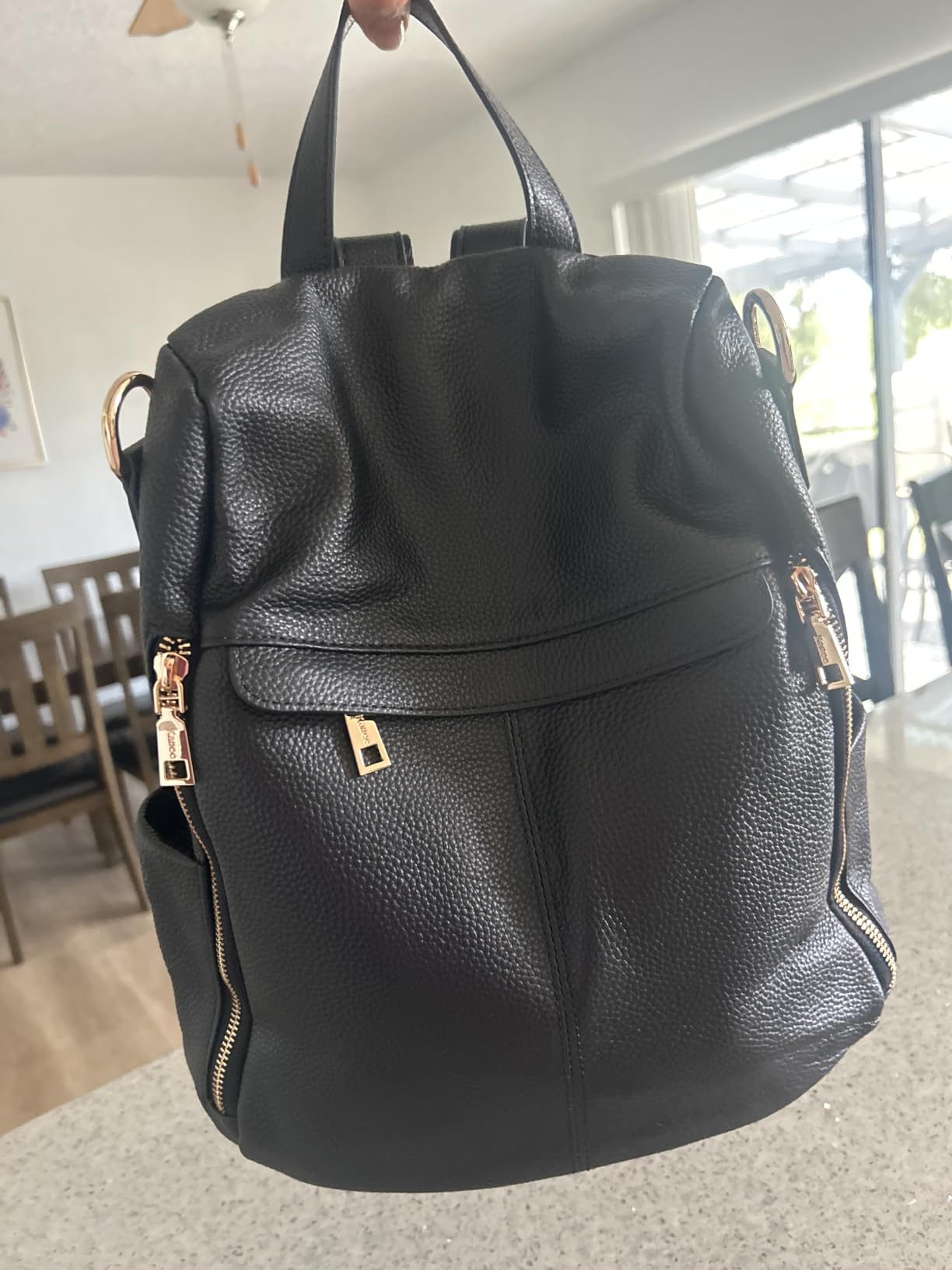Kattee Women's Anti-Theft Backpack Purse Genuine Leather Shoulder Bag Fashion Ladies Satchel Bags customer photo 1
