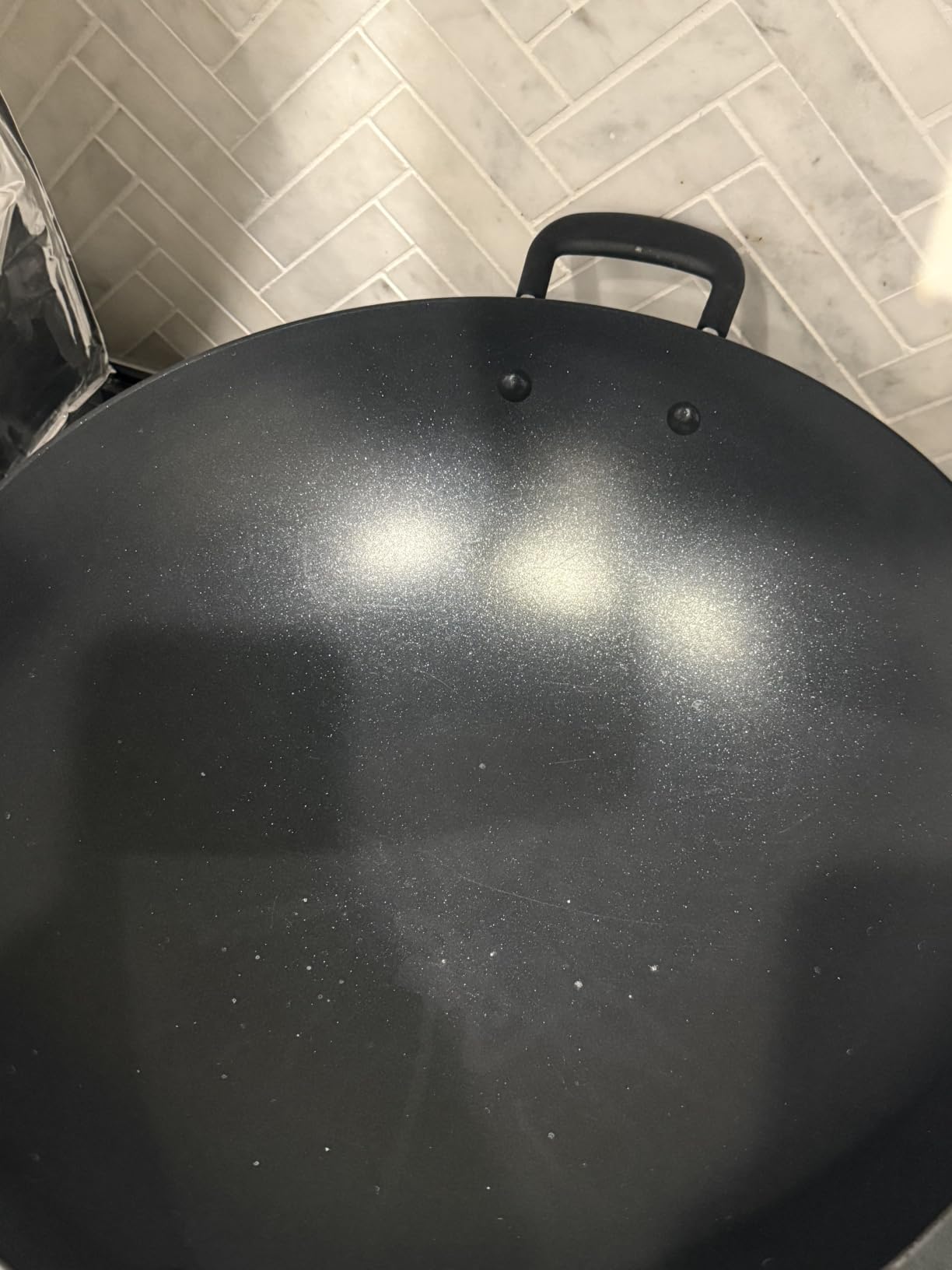 T-Fal Ultimate Hard Anodized Nonstick Wok 14 Inch, Oven Broiler Safe 350F, Non Stick Stir-Fry Pan, Cookware, Pots and Pans, Kitchen, Versatile Deep Frying, Sauté, Braise, Stew, Dishwasher Safe, Onyx customer photo 2