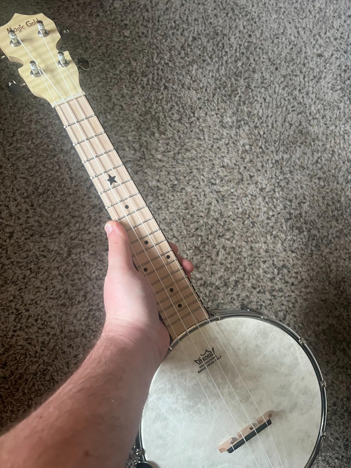 Kmise Banjo 5 String Banjos, Full Size 38 Inch Open or Closed Back | with Resonator, Bridge, Strings Pack, Finger Picks, Strap, Case, Tuner Accessories Set Gift Choice for Adults Beginner customer photo 1