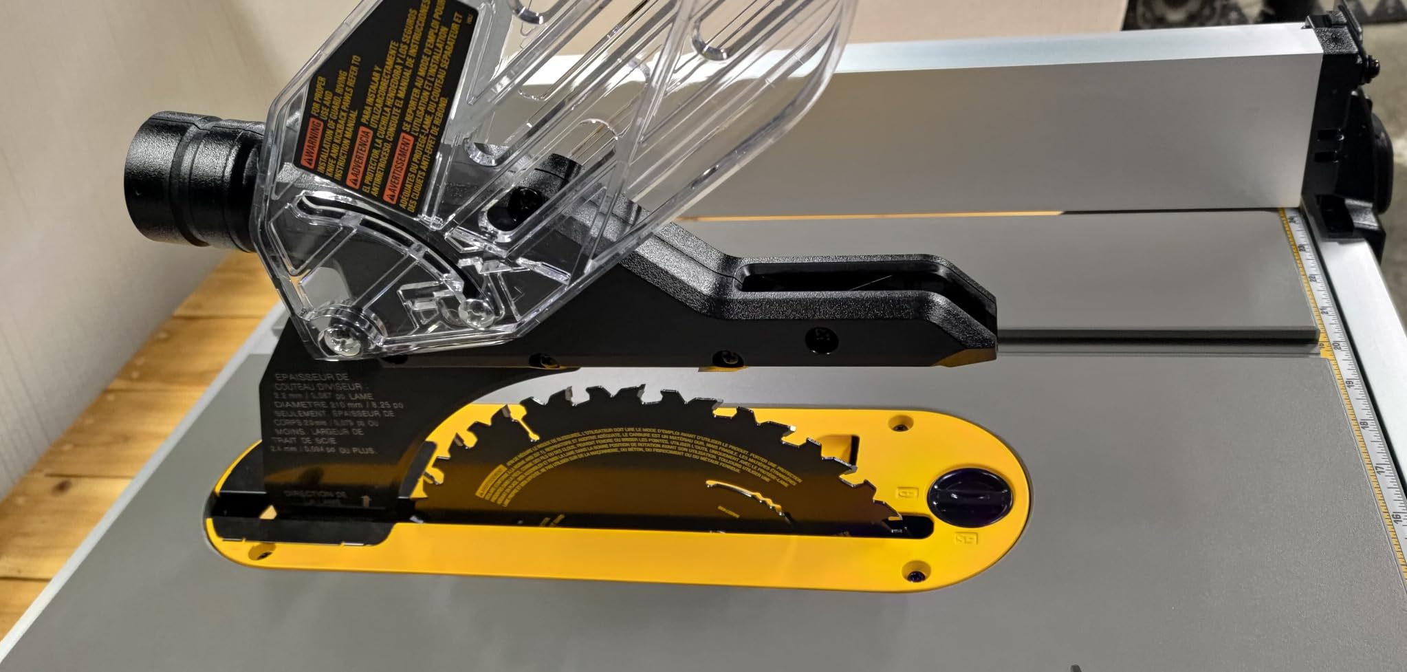 DEWALT 15 Amp 8-1/4 in. Compact Portable Jobsite Table Saw (DWE7485) customer photo 1