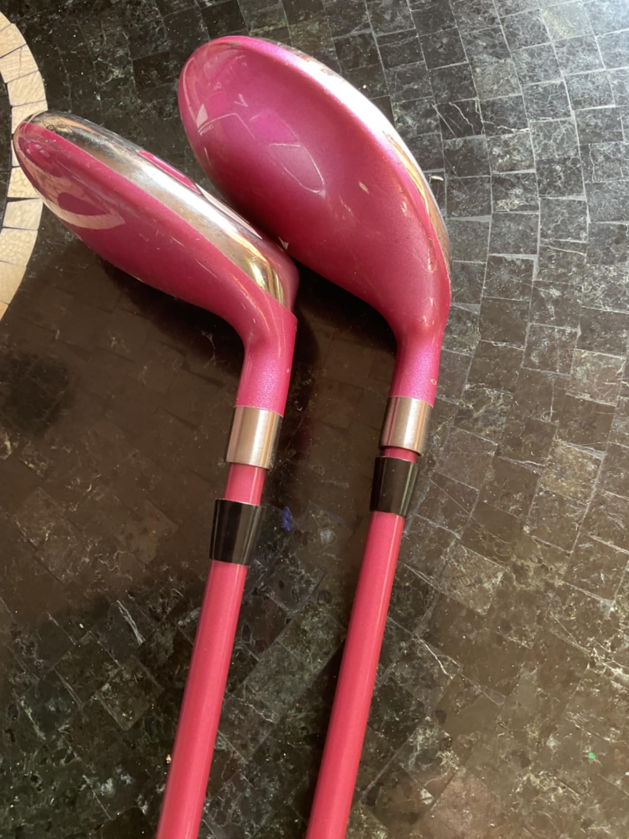 Majek Pink Senior Ladies Golf Hybrids Irons Set - New Senior Women Best All True Hybrid Ultra Light Weight Forgiving Fuchsia Woman Complete Package Includes 4 5 6 7 8 9 PW SW All Lady Flex Utility Clubs customer photo 2