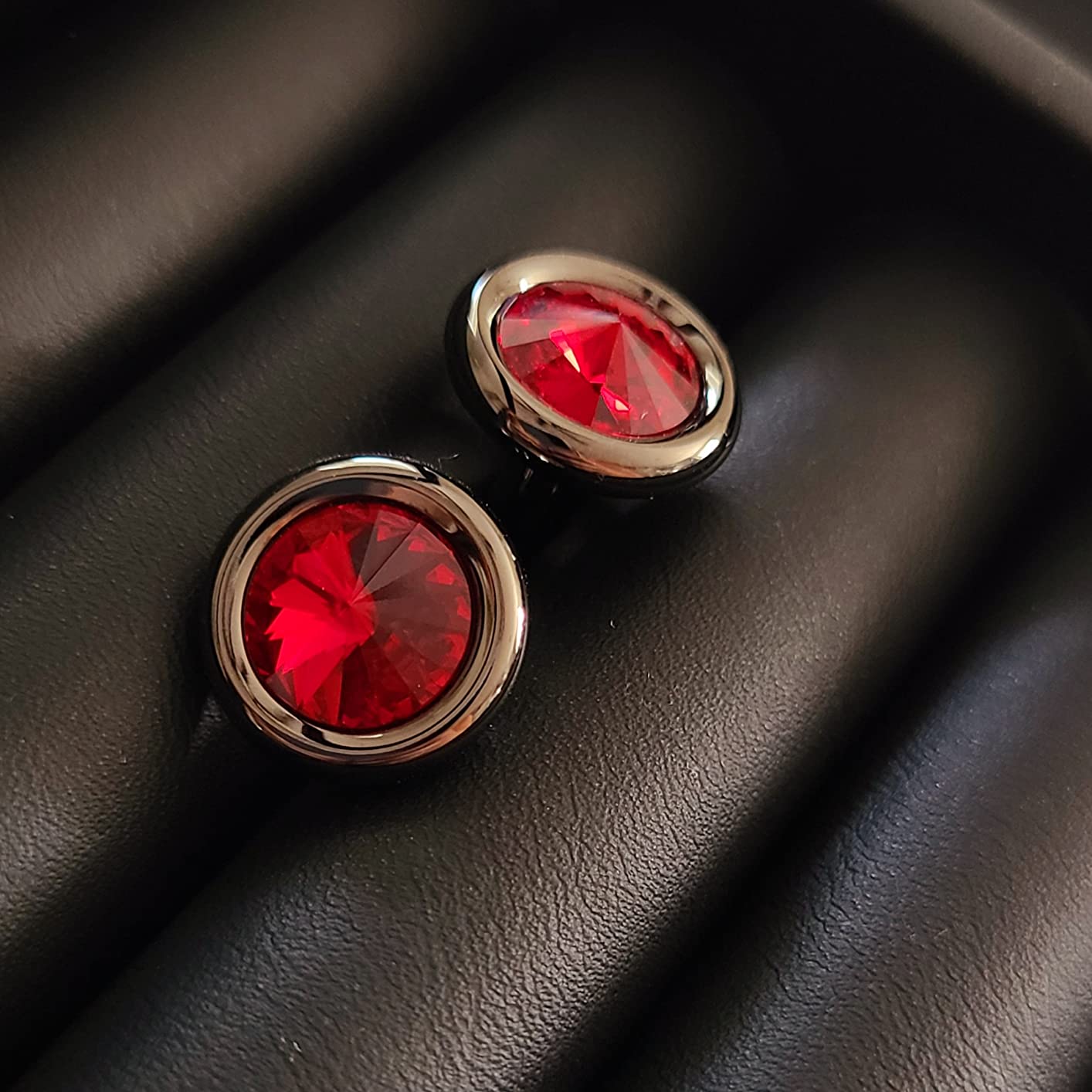 Cufflinks for Men with Swarovski Crystal for Formal Business Wedding Shirts in Gift Box customer photo 1