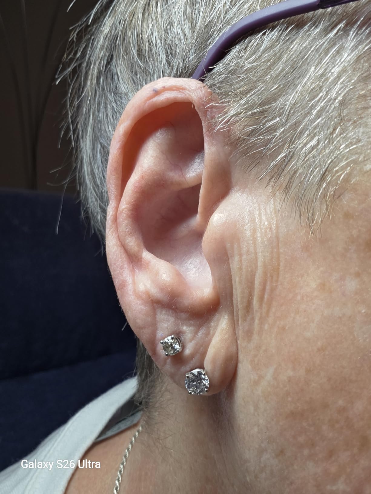 IGI Certified 1 to 10 Carat D-E Color and VS1-VS2 Clarity Lab Grown Diamond Stud Earrings for Women I 14k White Gold Earrings for Her I Secure Screw Back Made in USA by Beverly Hills Jewelers customer photo 1