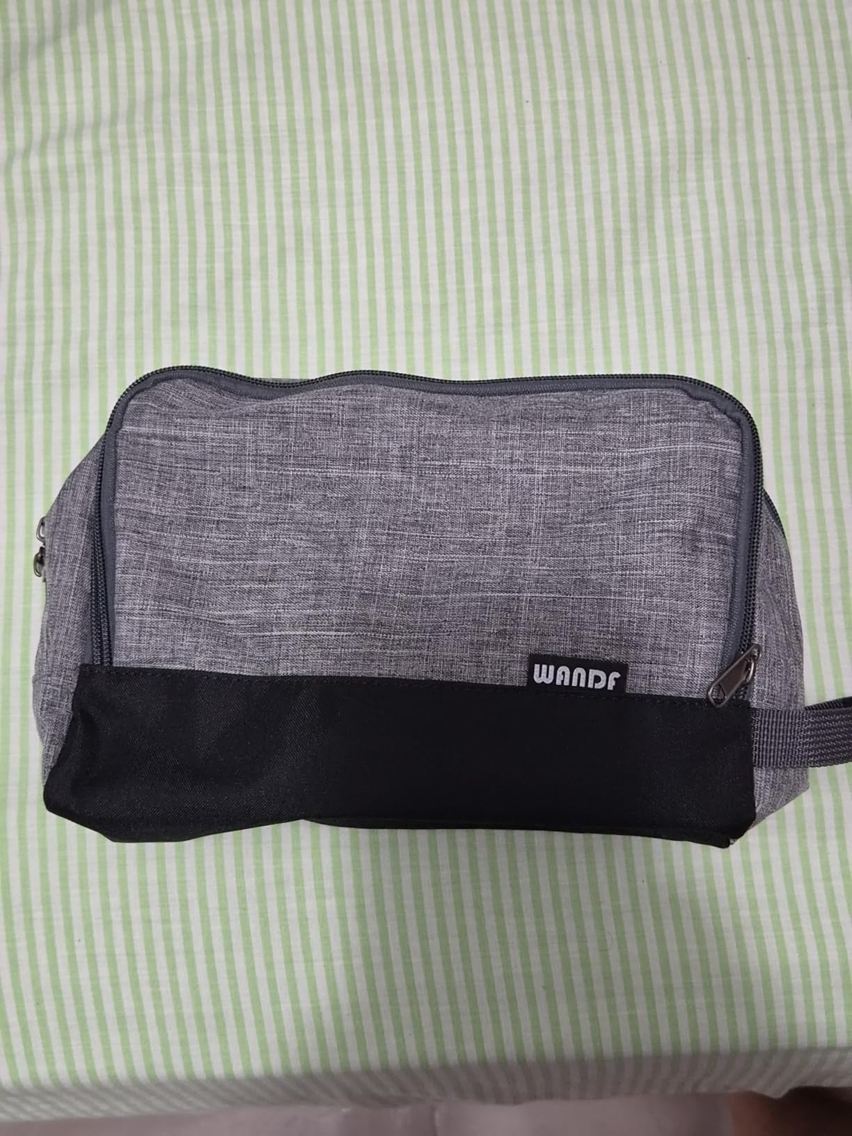 WANDF Travel Toiletry Bag for Men, Small Dopp Kit for Toiletries | Water-Resistant Fabric, Travel Bag for Toiletries, Compact Storage, Shaving Accessories, Weekend Trips customer photo 2