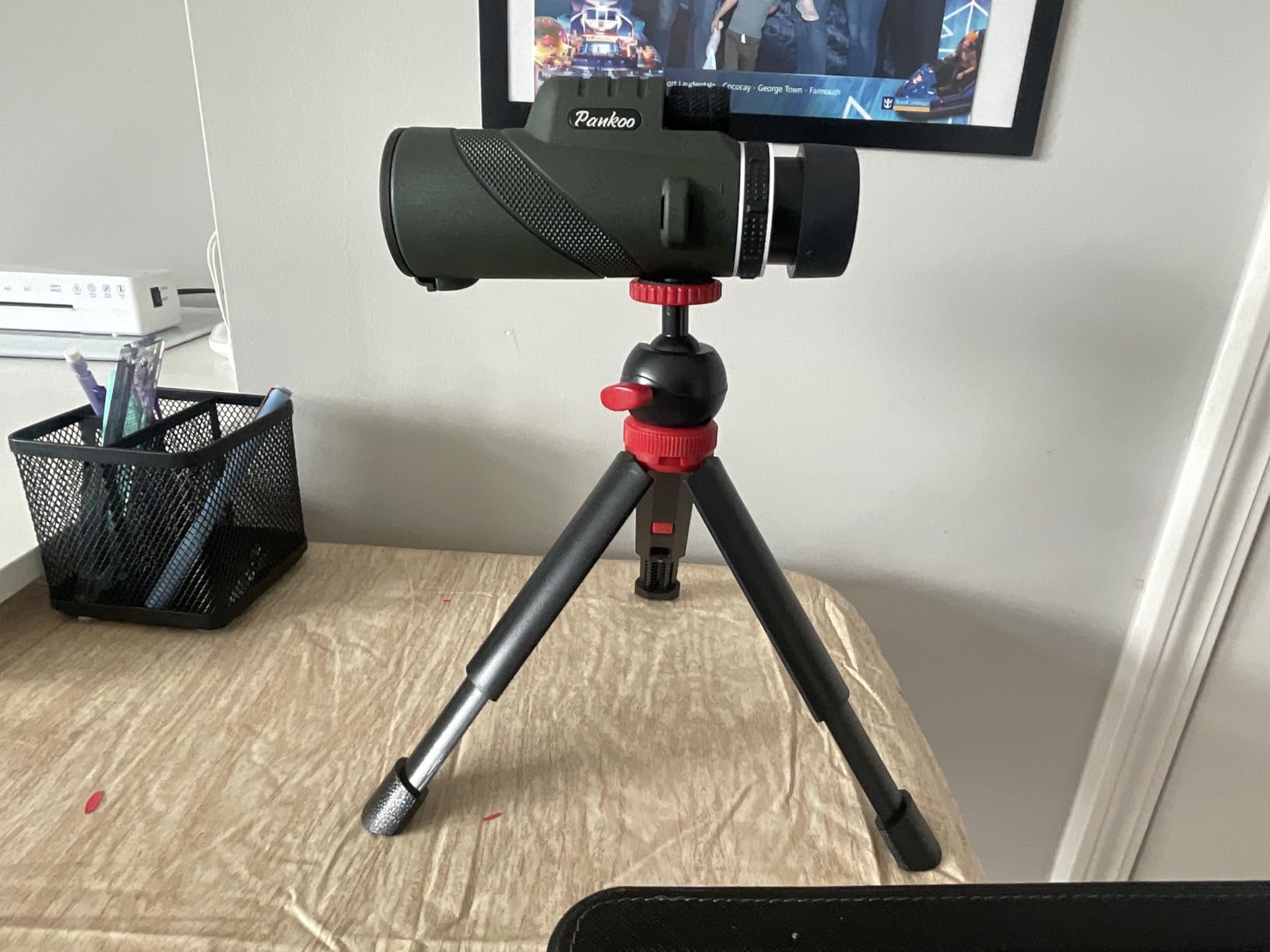 40X60 Monocular Telescope, High Power Monocular for Adults with Phone Adapter& Tripod& Hand Strap, Low Night Vision Monocular, Equipped with BAK4 Prism for Bird Watching and Traveling Concert customer photo 2