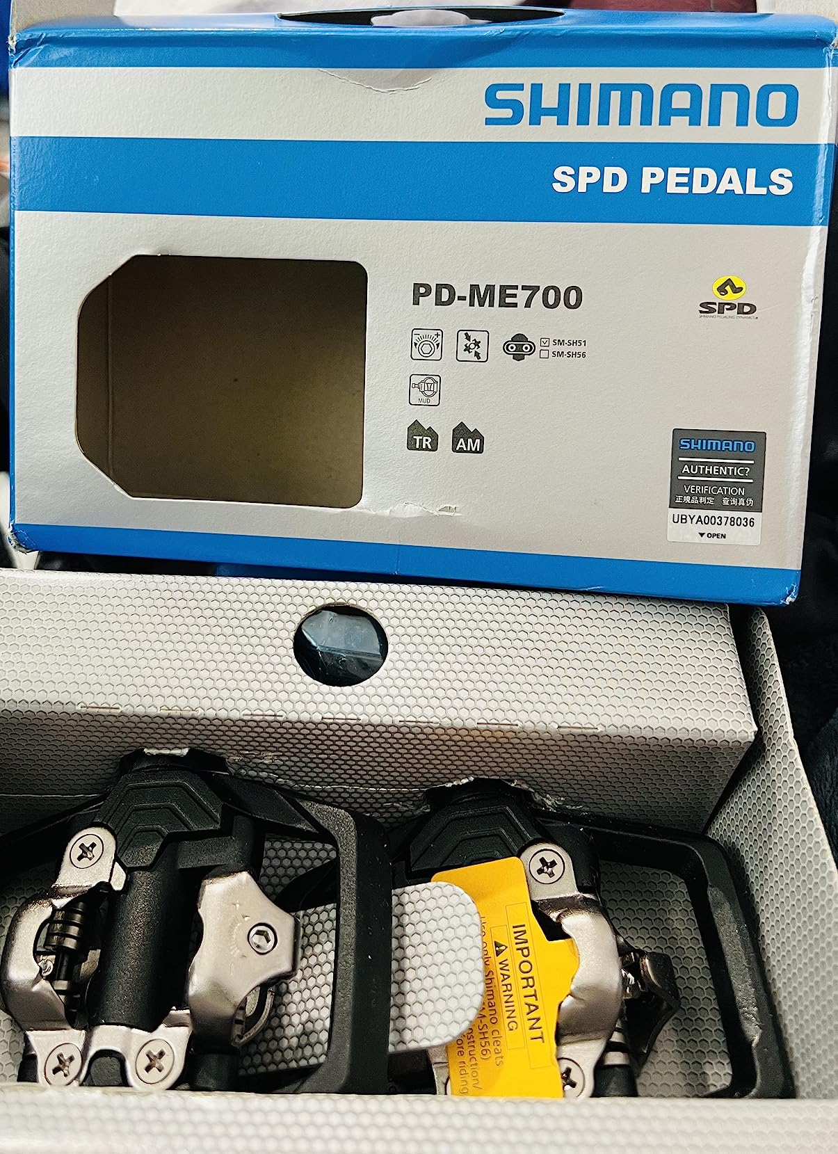 SHIMANO PD-ME700 Trail SPD Clipless MTB Pedals customer photo 2