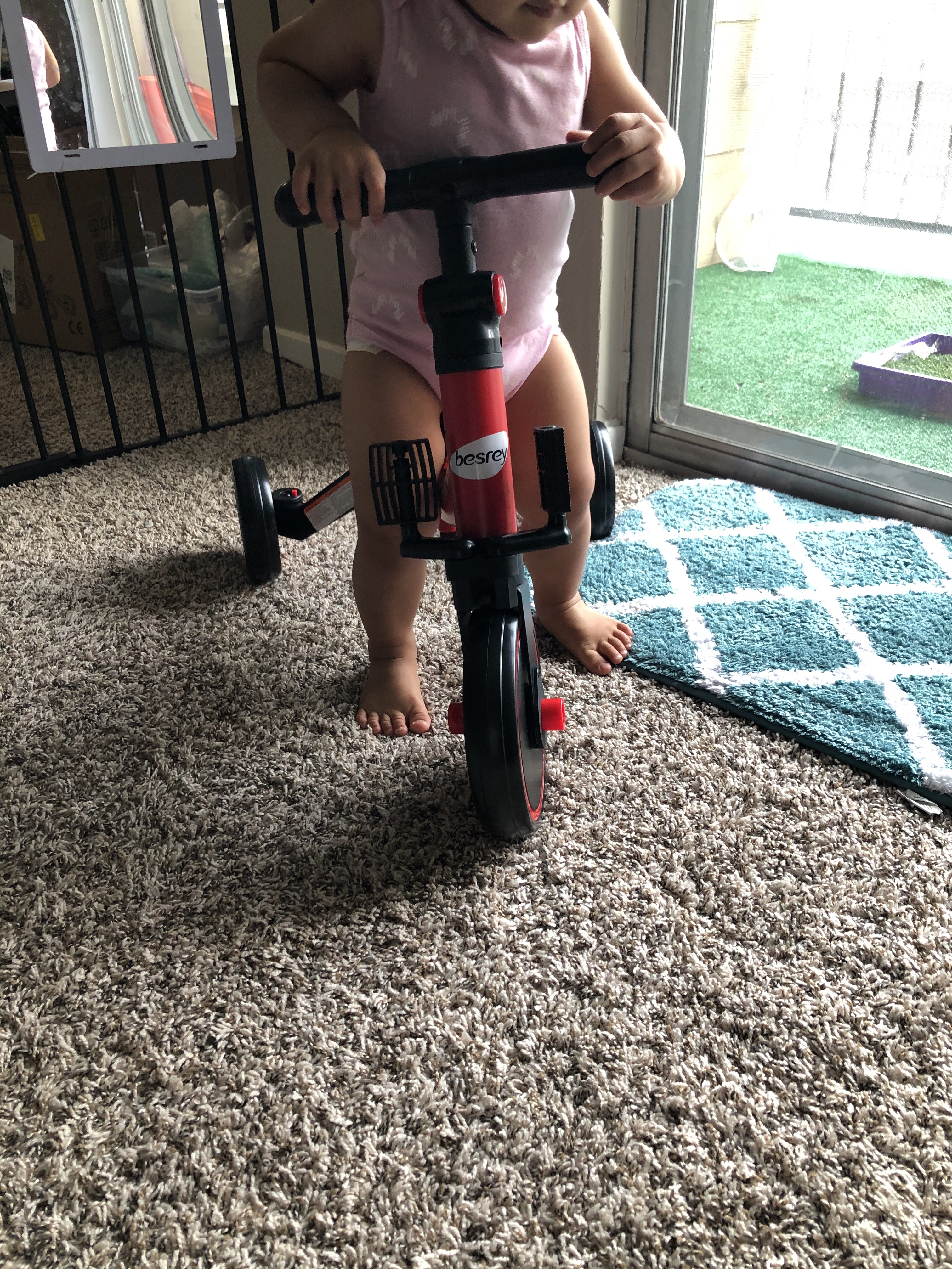 besrey 5 in 1 Toddler Bike for 1-4 Years Old Kids | Balance Bike, Birthday Gift and Toy for Boys and Girls, Toddler Tricycle, Adjustable Seat Height and Handlebar customer photo 1
