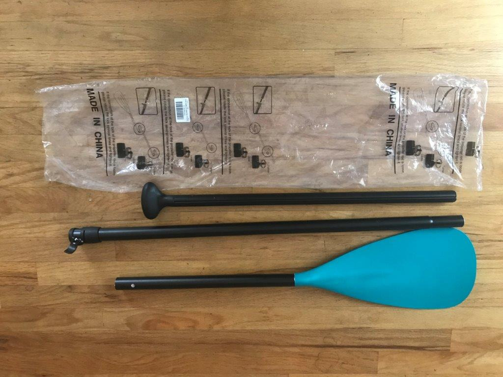 SUP Paddle - Adjustable 3 Pieces Stand Up Paddle Board Paddle with Unique Lock Design Floating Alloy Shaft Paddleboard Paddle customer photo 1