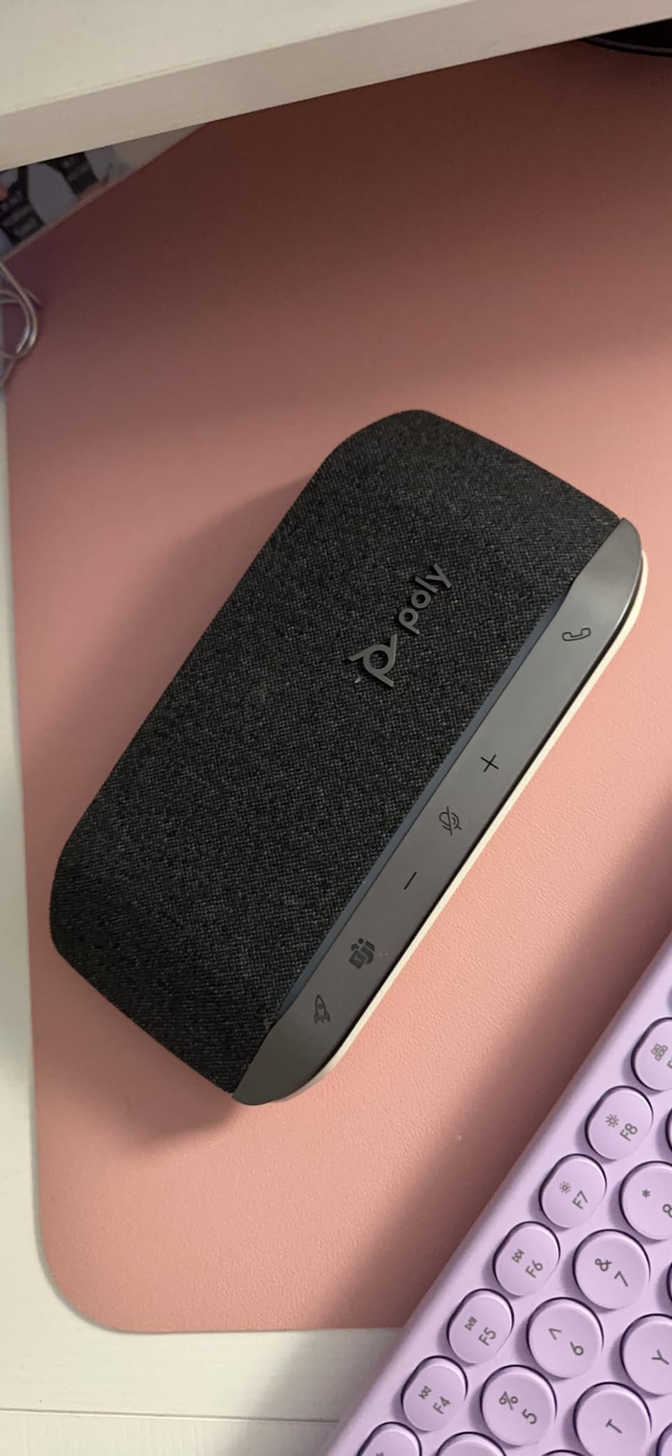 POLY Sync 20+ USB-A Personal Bluetooth Smart Speakerphone (Plantronics) - Connect to Smartphones via Bluetooth-PC/Mac via BT600 Dongle-Works with Teams (Certified), Zoom & More,Black customer photo 1