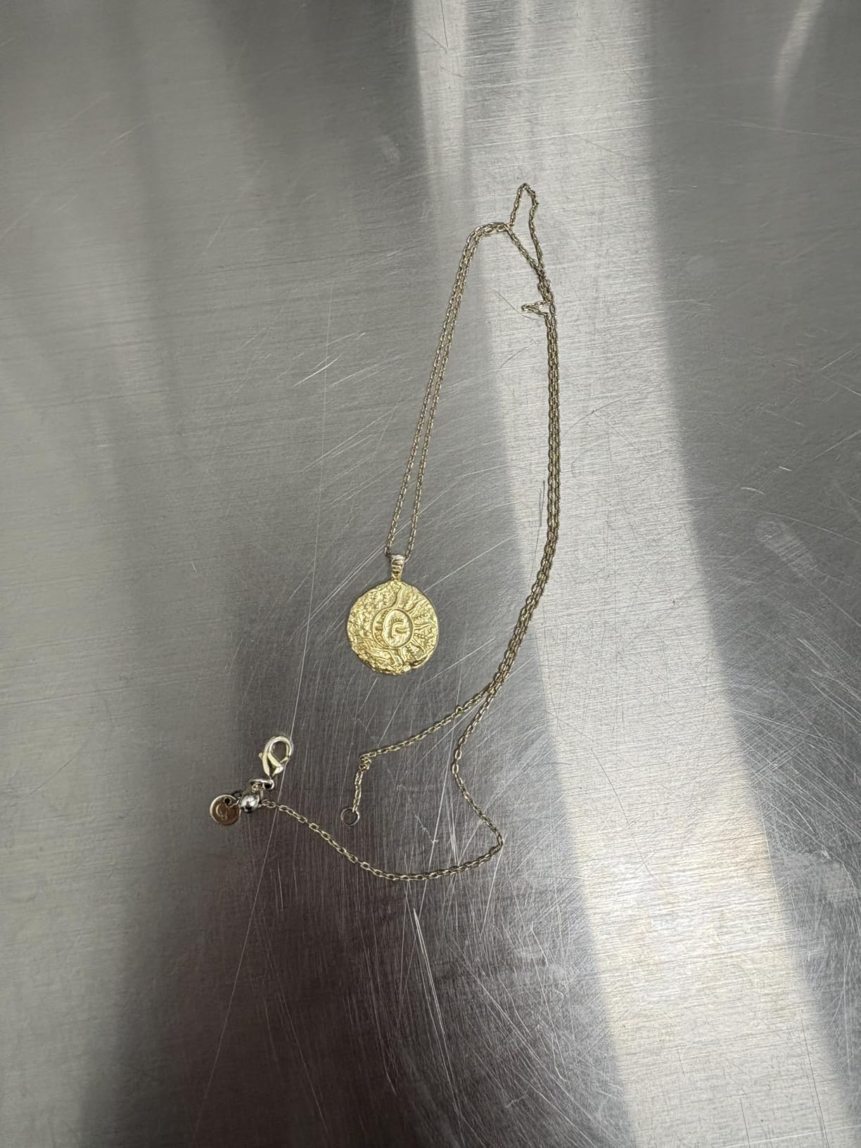 PAVOI 14K Gold Plated Engraved Coin Pendant Necklaces for Women | Byzantine Coin Pendants | Bohemian Necklace customer photo 1