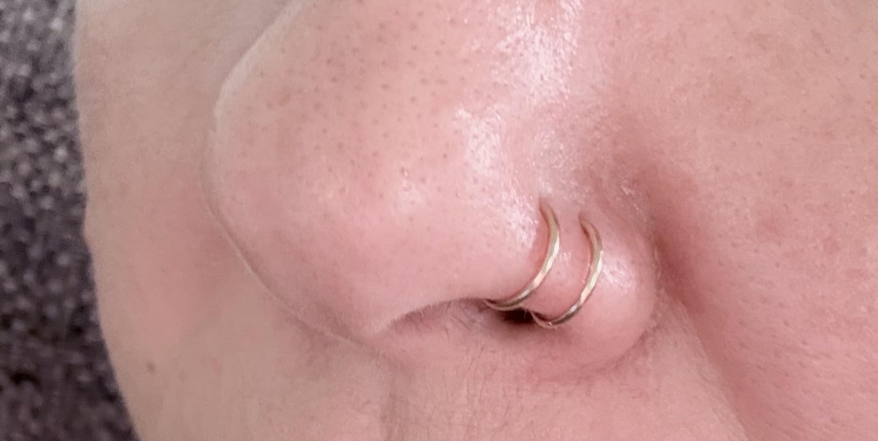 Small Gold or Sterling Silver Huggie Hoop Earrings for Women Cartilage Nose Helix Tragus customer photo 2
