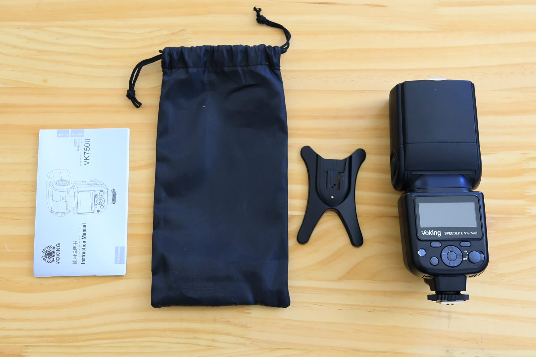 VK750II TTL Camera Flash Speedlite with LCD Screen Compatible with Canon EOS DSLR Cameras customer photo 2