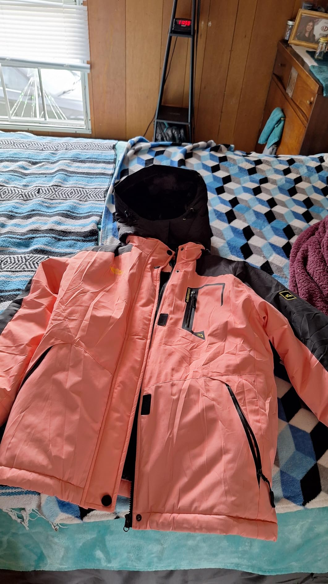 TACVASEN Women's Winter Jacket Waterproof Ski Jackets Snow Coat Warm Fleece Rain Jacket with Hood Windbreaker customer photo 2