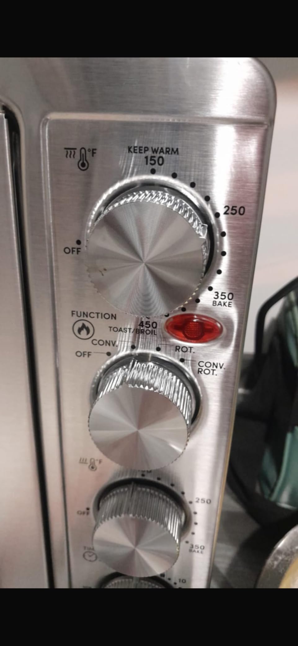 Elite Gourmet ETO4510MX French Door Convection Oven 47.5Qt, Stainless Steel | 18-Slice capacity customer photo 1