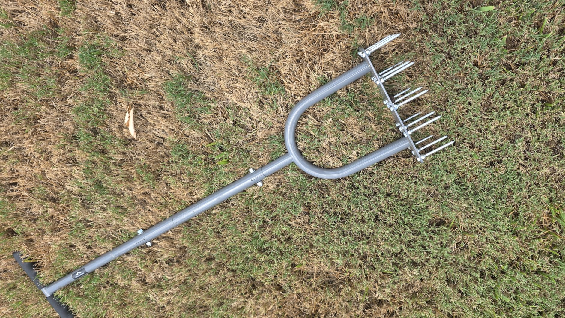 Walensee Manual Lawn Aerator Tool with 15 Iron Spikes, Garden Spike Aerator | Alternative to aerator shoes, patented grass aerator creates small holes for easier lawn aeration and healthier roots. customer photo 2