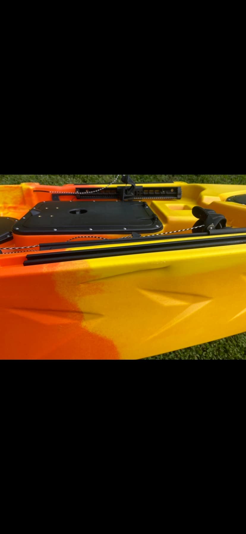 BKC UH-RA220 11.5 Foot Angler Sit On Top Fishing Kayak with Paddles and Upright Chair and Rudder System Included (Blue CAMO) customer photo 2