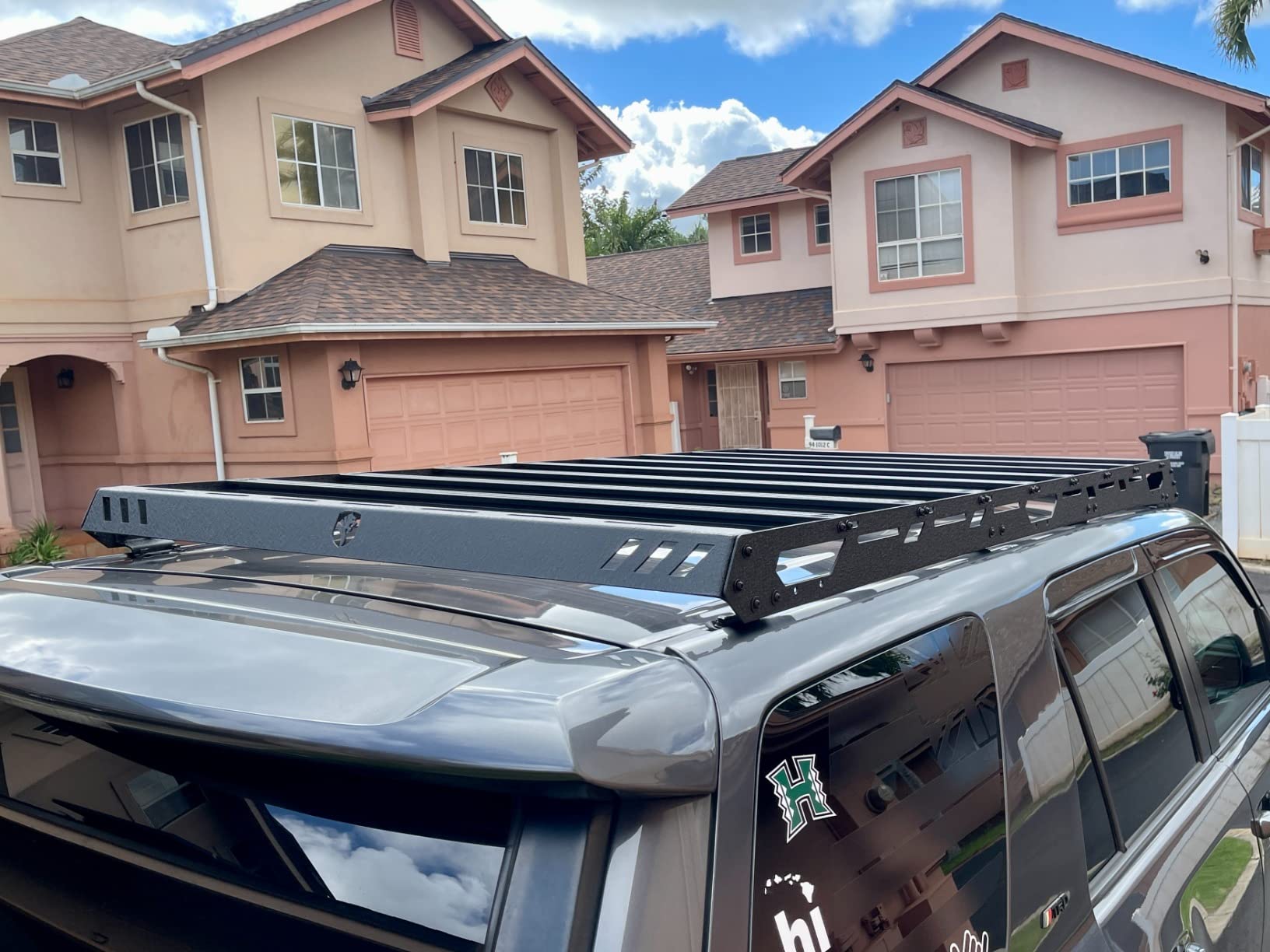 Tyger Auto Platform Style Roof Rack Compatible with 2010-2024 Toyota 4Runner | Cargo Storage Carrier for Outdoors Gear| Paintable Accent Inserts to Color Match | TG-RR1T33668 customer photo 2