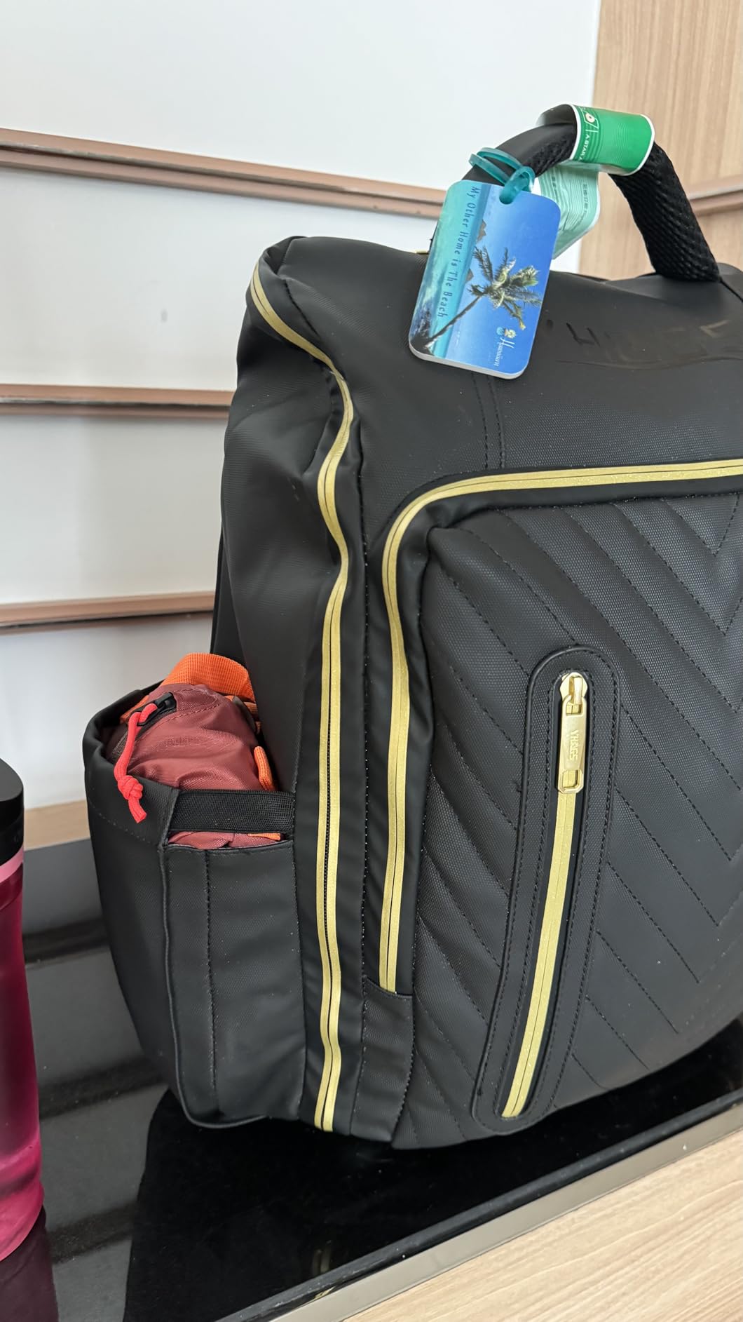 Rolling Backpack with Wheels, Waterproof Wheeled Backpack with USB Ports for Men Women, 15.6 Inch Travel Laptop Backpack with Wheels for Adults customer photo 1