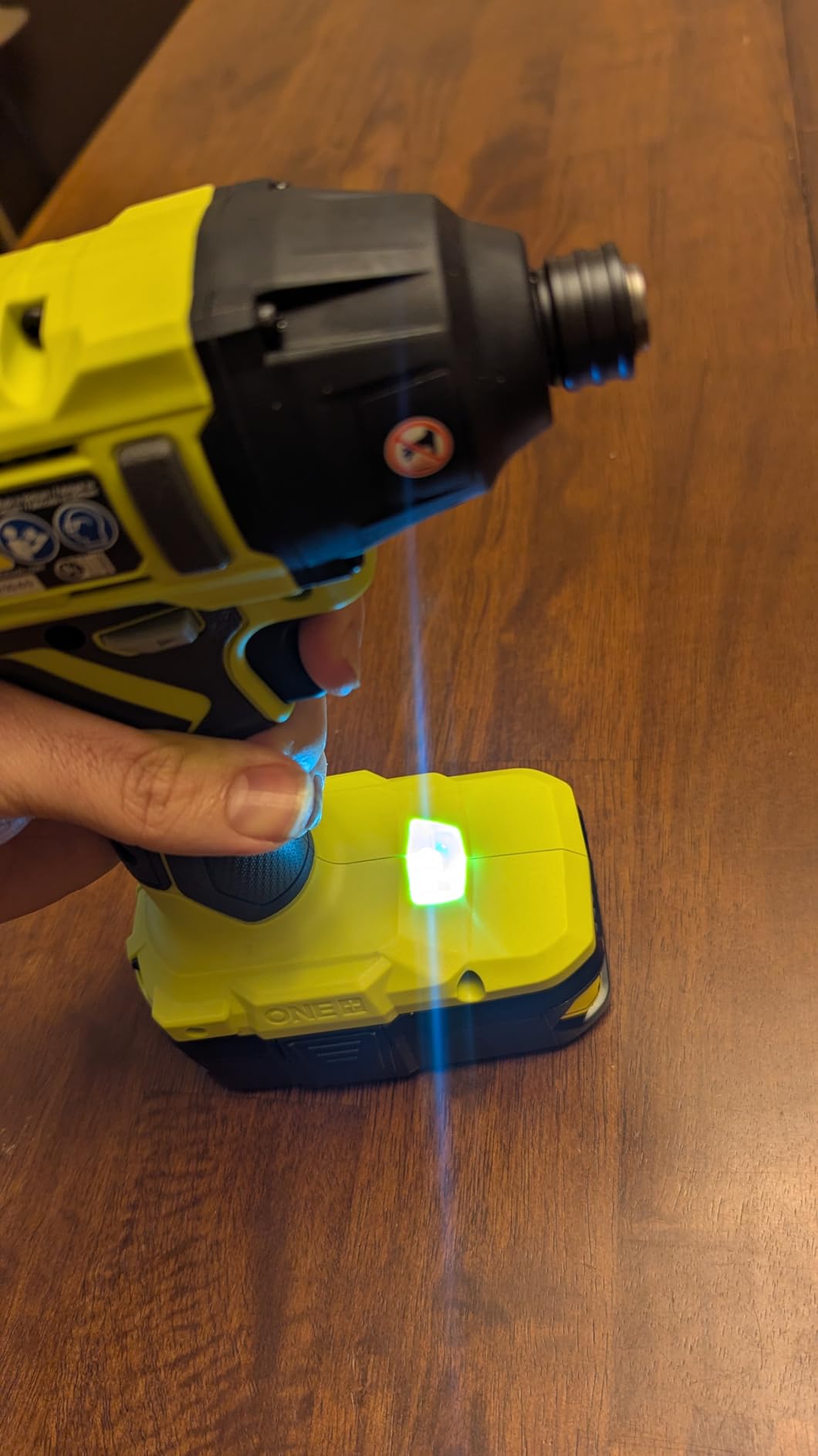 RYOBI ONE+ 18V Cordless 1/4 in. Impact Driver, 1,800 in-lbs Torque, Tool Only (PCL235B) customer photo 2