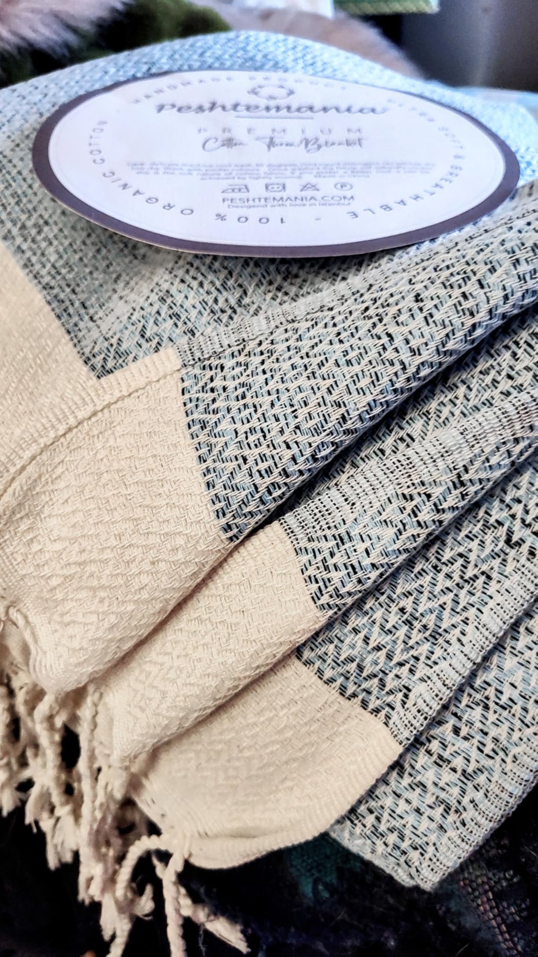 Peshtemania Premium Cotton Boho Blanket |50