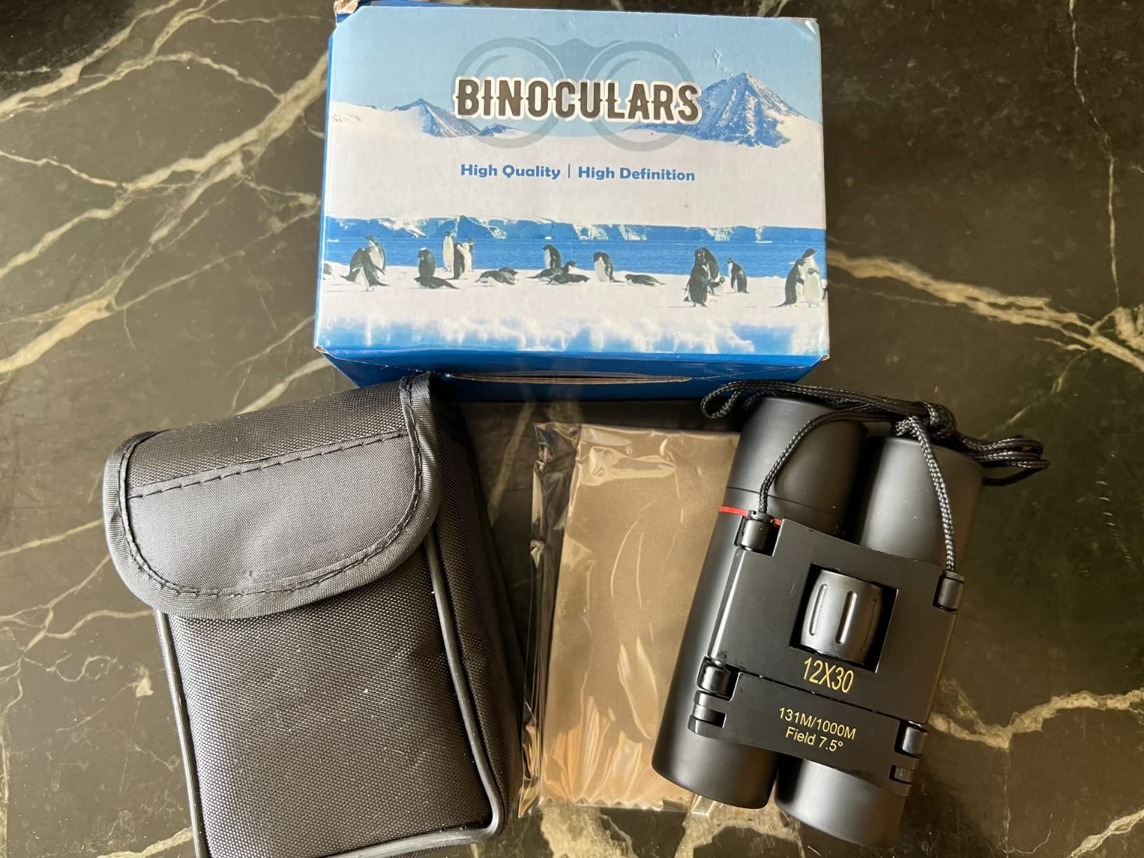 12X25 Mini Pocket Binoculars for Adults Kids Camping Hiking Travel | Compact Binocular, Small Lightweight, Foldable, Clear Vision for Bird Watching, Travel, Opera Concert, Cruise, Football customer photo 2