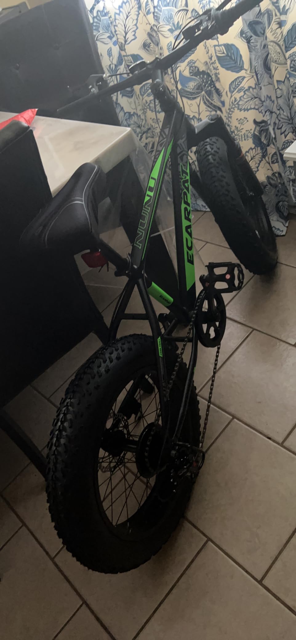 Ecarpat 20/24/26 Inch Fat Tire Mountain Bikes 7-Speed with Mechanical Disc Brakes Front Suspension, Mens Womens All Terrain Mountain Winter Snow Bicycles customer photo 1