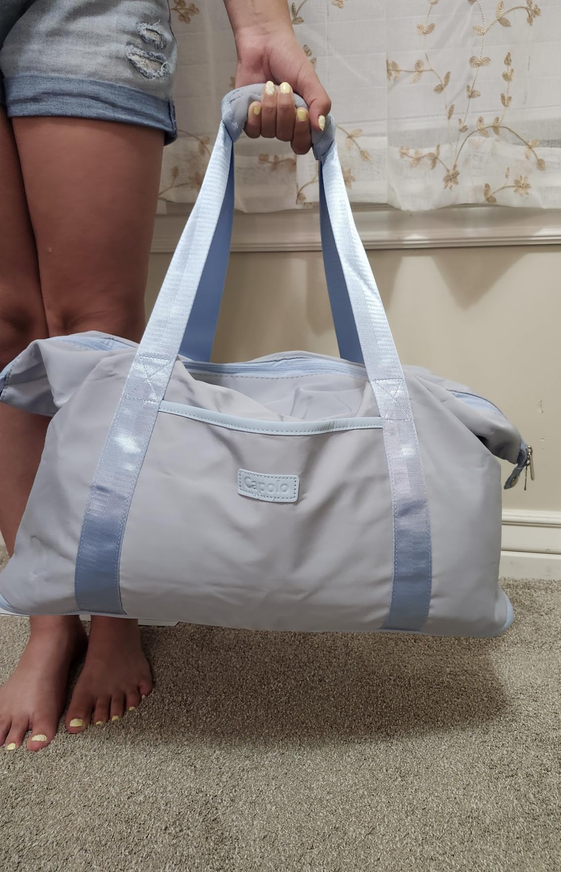 Expandable Travel Duffle Bags Weekender Overnight Bags for Women Men Hospital Bag with Toiletry Bag Waterproof customer photo 1