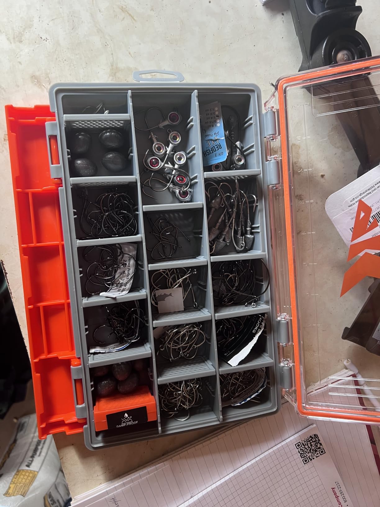 KastKing HyperSeal Waterproof Tackle Box, 3600 Tackle Trays | Fishing Tackle Box Organizer with Removable Dividers, Lure Box and Terminal Tackle Storage, Fishing Gear, 1 Pack customer photo 2