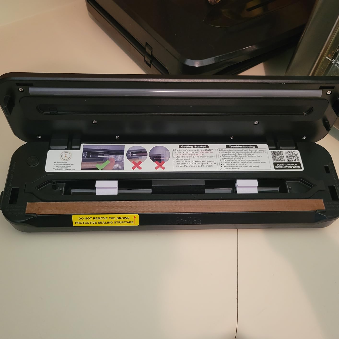 MegaWise Powerful and Compact Vacuum Sealer Machine One-Touch Automatic Food Sealer customer photo 2