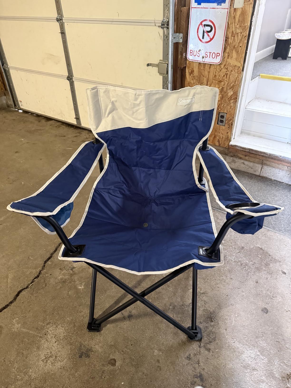 Coleman Big-N-Tall Camping Chair with Cup Holder & Side Pocket, Water-Resistant XL Outdoor Seat Supports up to 600 lbs customer photo 2