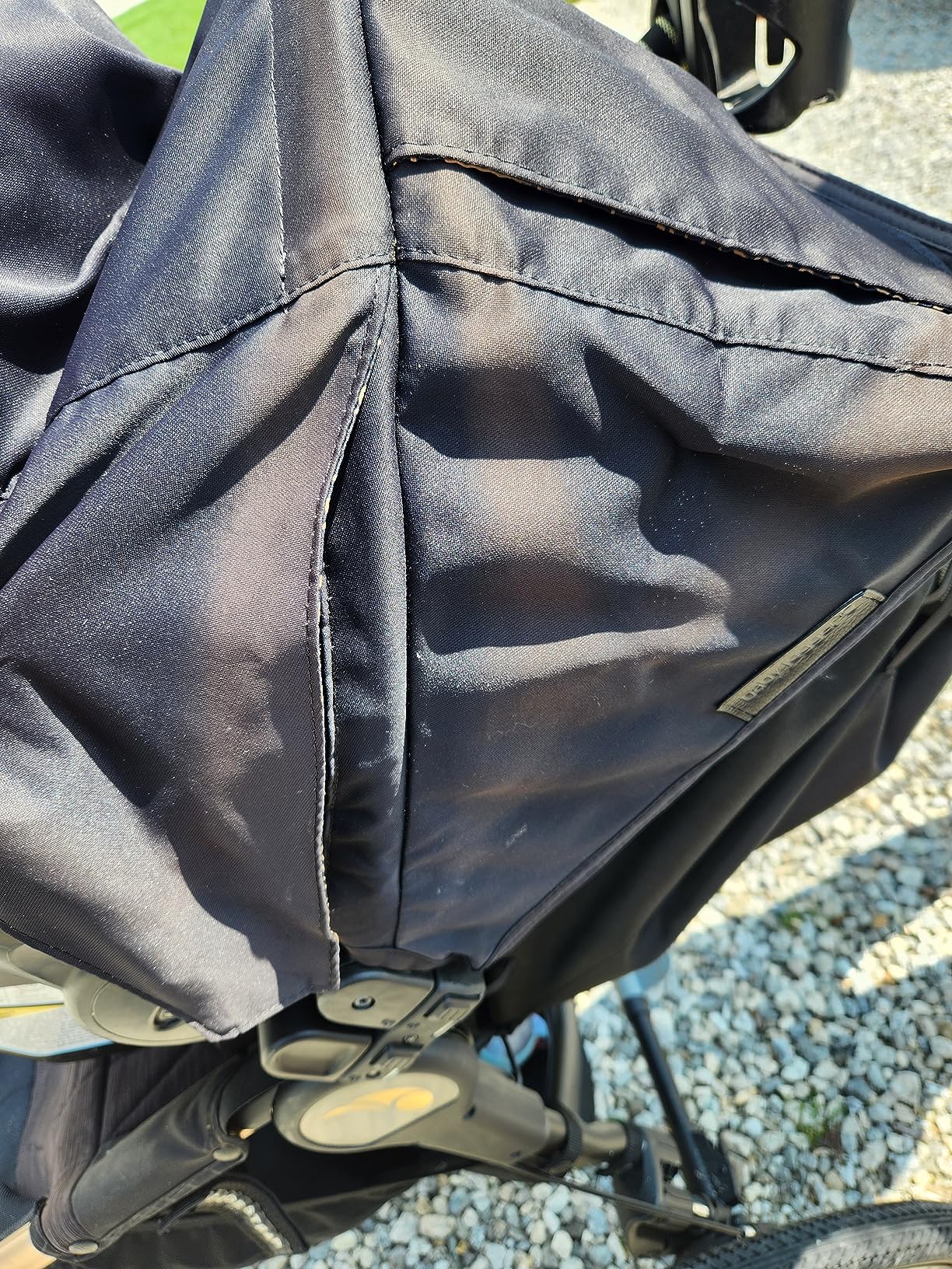 Baby Jogger Summit X3 3-Wheel Jogging Stroller with Hand Brake, Midnight Black customer photo 2