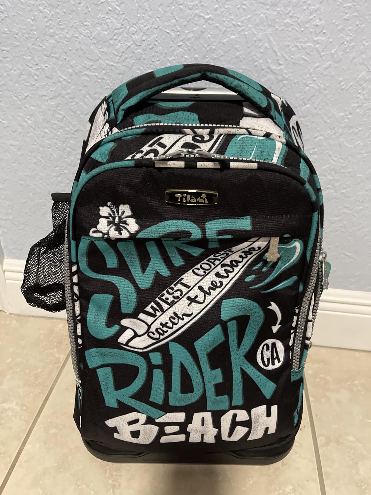 NEW TILAMI 19 Inch Rolling Backpack for School Stair-Climbing Big Wheel customer photo 1