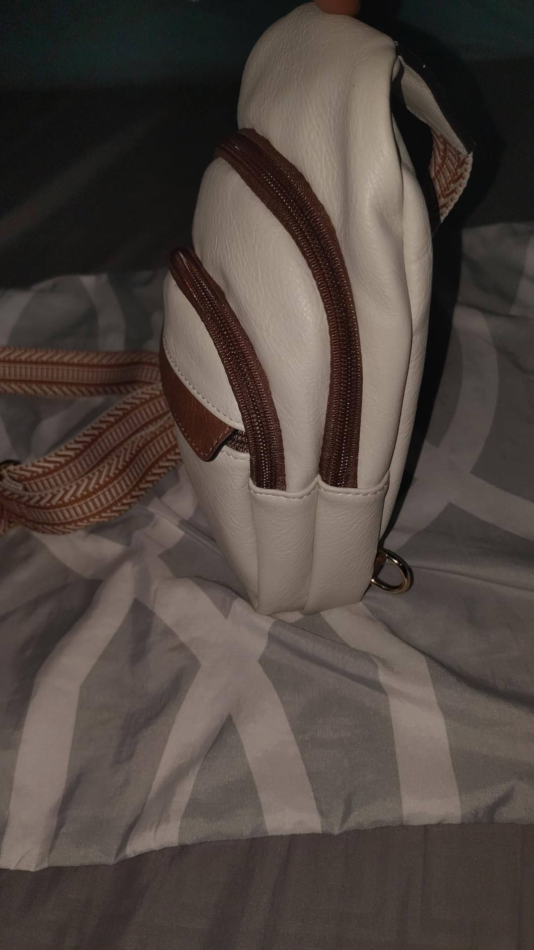Sling Bag for Women Leather Crossbody Bags Fanny Pack Chest Bag for Travel customer photo 2