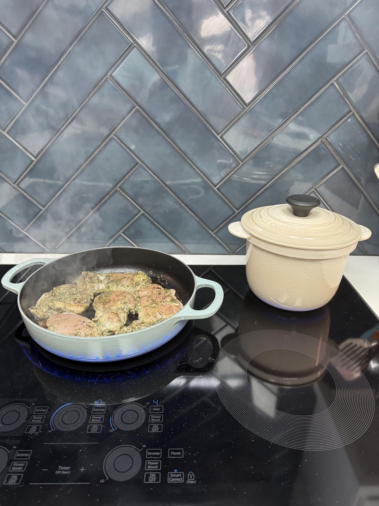 Le Creuset Enameled Cast Iron Signature Everyday Pan, 11 inch, Cerise customer photo 2