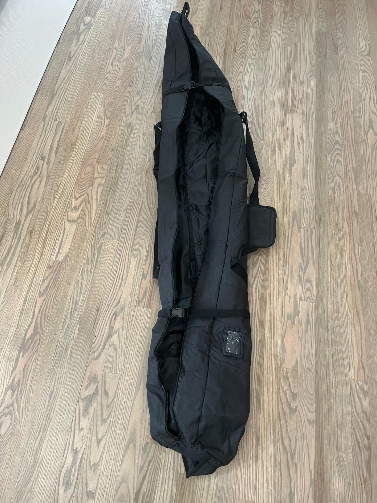 Ski Bag for Air Travel, Single Ski Carry Bag With Fully Padded Protection, Water-Resistant and Durable Fits Up From 175cm to 190cm Skis customer photo 2