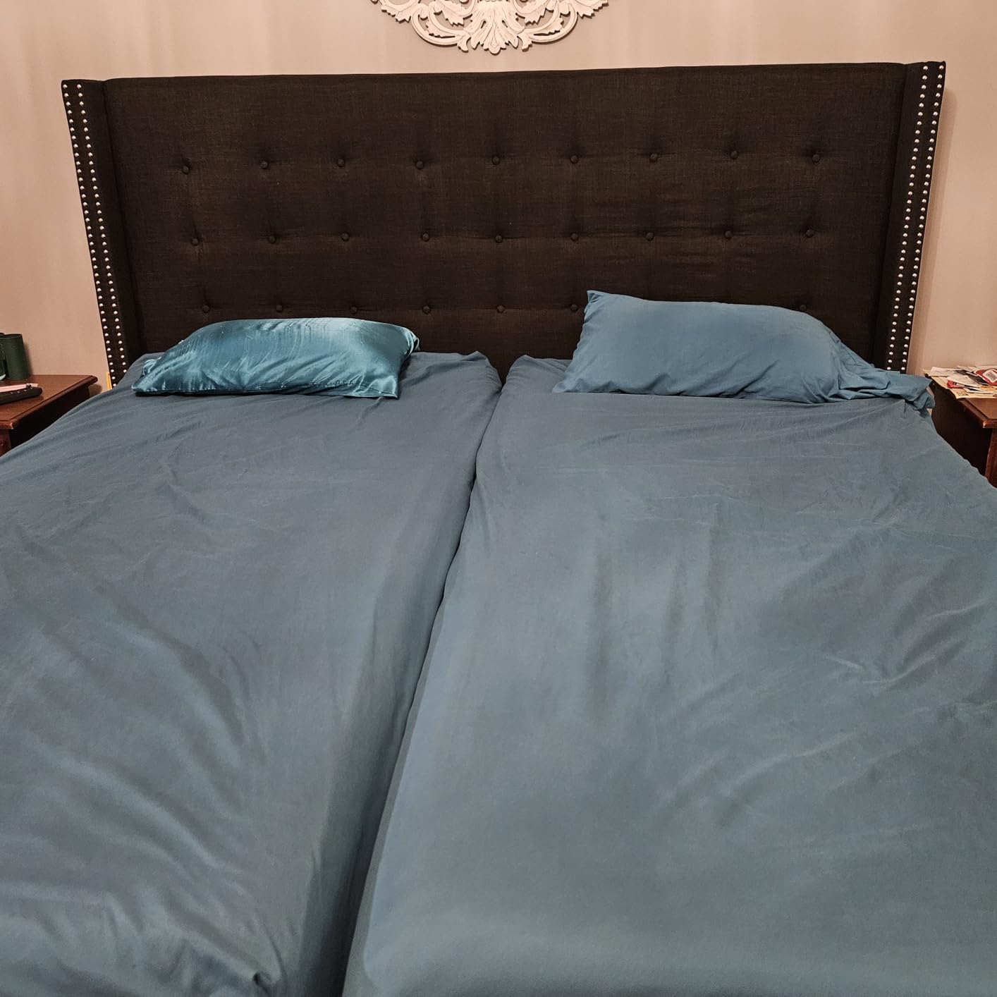 Celestial Aurora Adjustable Bed Base (Frame) + 12 inch Gel Memory Foam Mattress (Medium Soft) customer photo 1