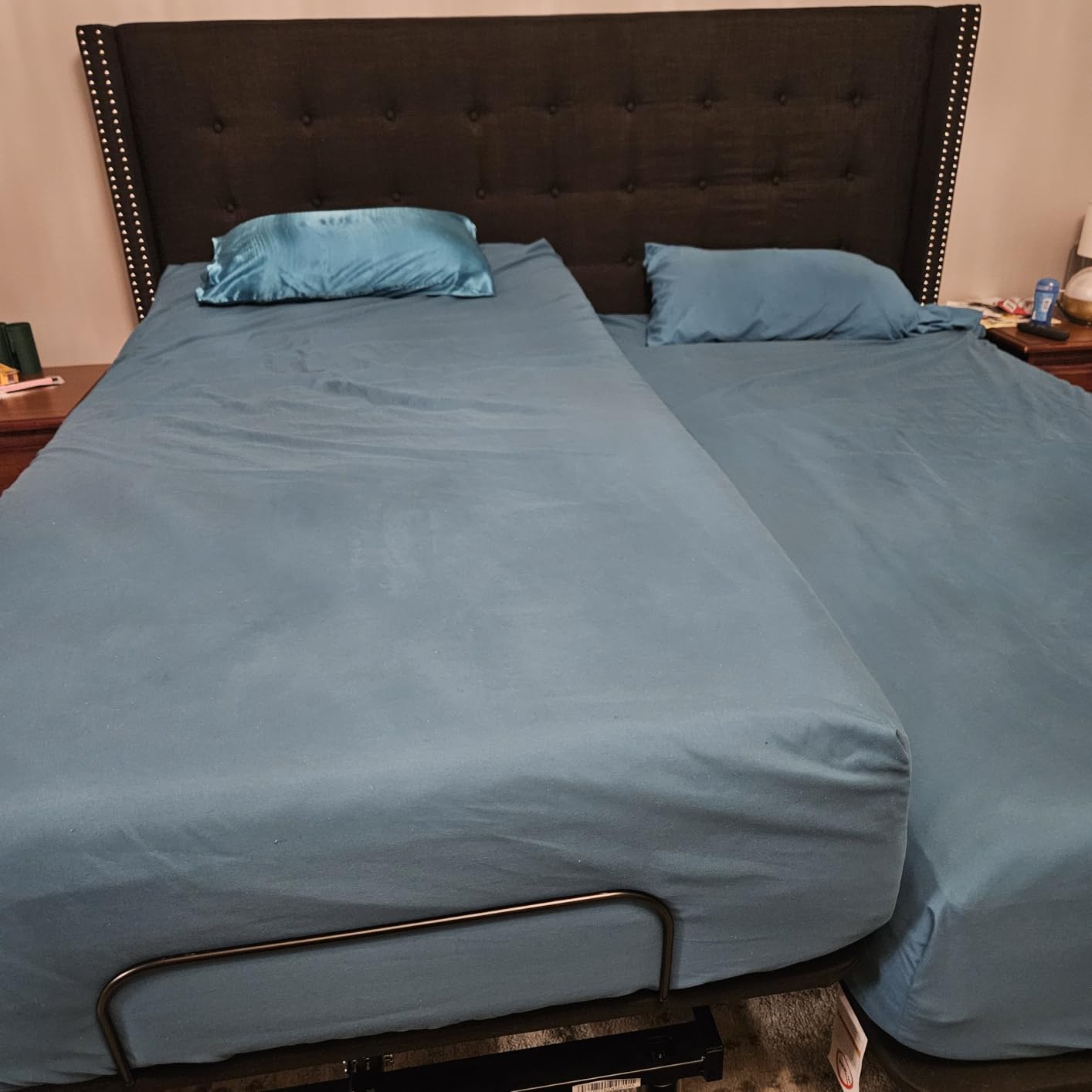 Celestial Aurora Adjustable Bed Base (Frame) + 12 inch Gel Memory Foam Mattress (Medium Soft) customer photo 2