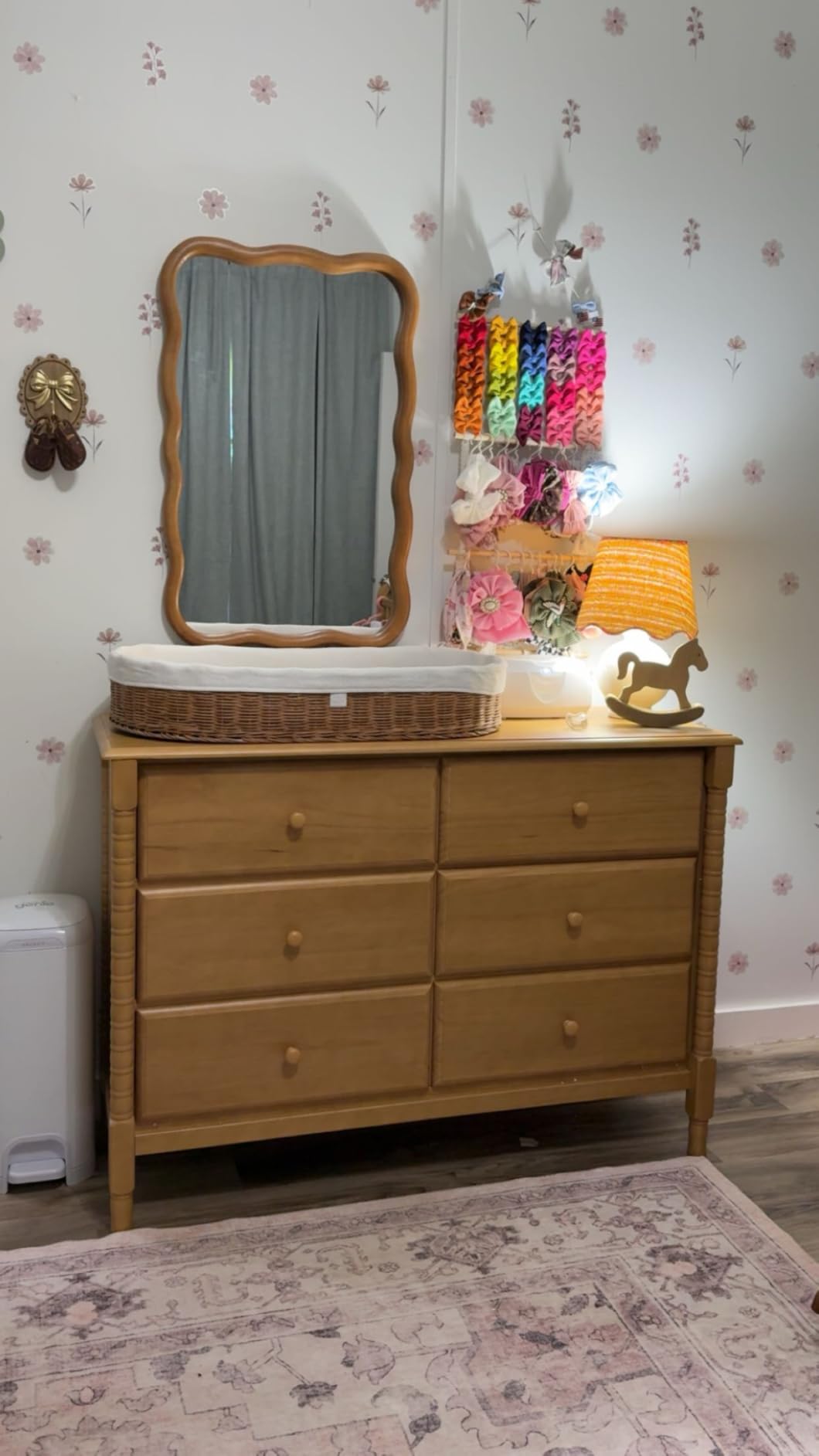 DaVinci Jenny Lind Spindle 6-Drawer Baby Dresser, Forest Green | TSCA-Compliant, GREENGUARD Gold Nursery Dresser w/ Spacious Drawers & Smooth Euro Glides - Double Dresser for Kids customer photo 1