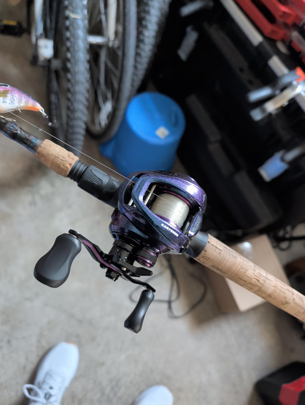 KastKing Royale Legend Pro Baitcasting Reels - AutoMag Dual Braking System Fishing Reel, Arch Resistance Control, 16 Lbs Carbon Drag, 5.5oz Lightweight, 8.0:1 Gear Ratio, 11 + 1 Stainless Steel BB customer photo 1