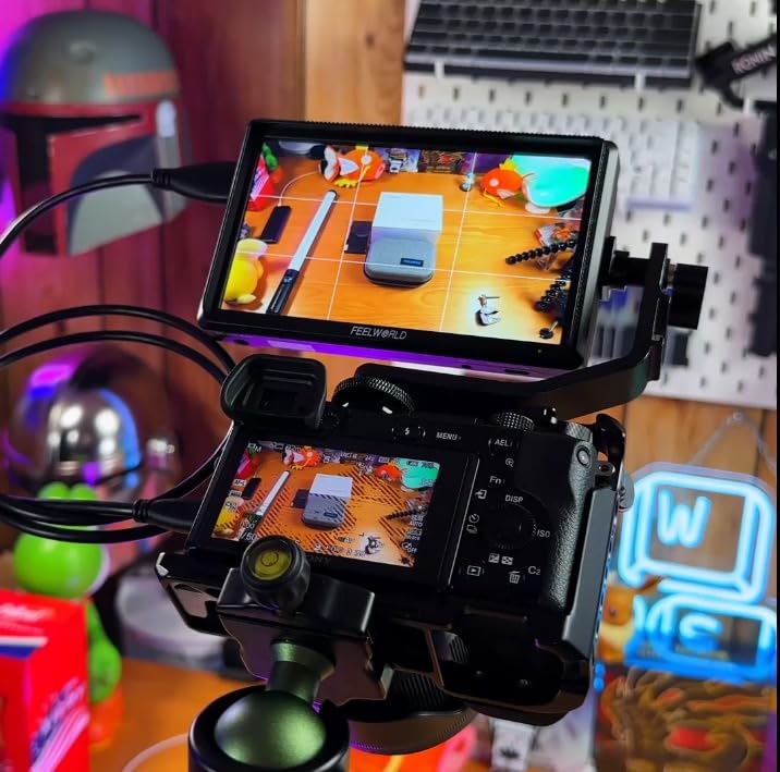 FEELWORLD S55 V3 6 Inch 500nit On Camera DSLR Field Monitor 4K HDMI Input Output 3D LUT Waveform Focus Assist, See Clearly, No More Guessing for Video Shooting Vlogging with F550 Battery and Bag customer photo 2