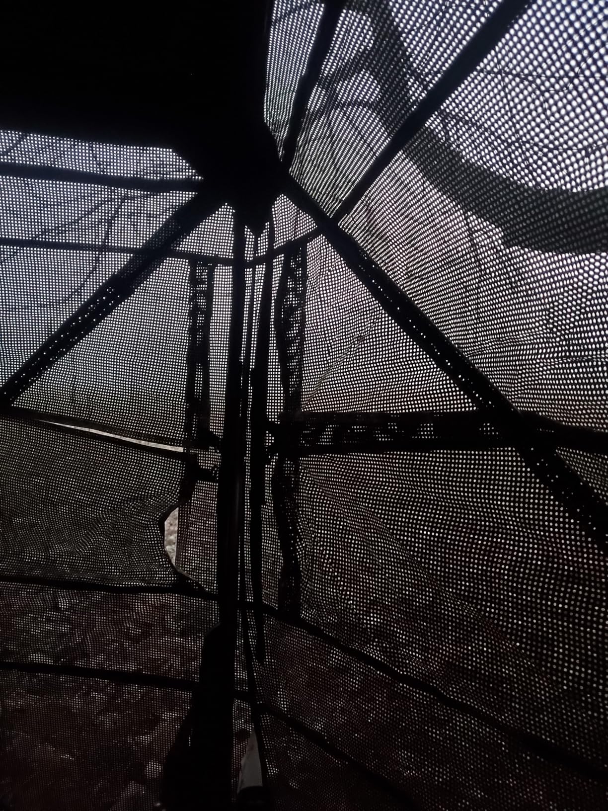 Wide Bottom Hunting Blind 1-3 Person with Portable Chair 270 Degree See Through Pop up Ground Blinds for Deer Turkey Duck Hunting Bow Hunting Adjust Windows with Silent Zipper customer photo 2