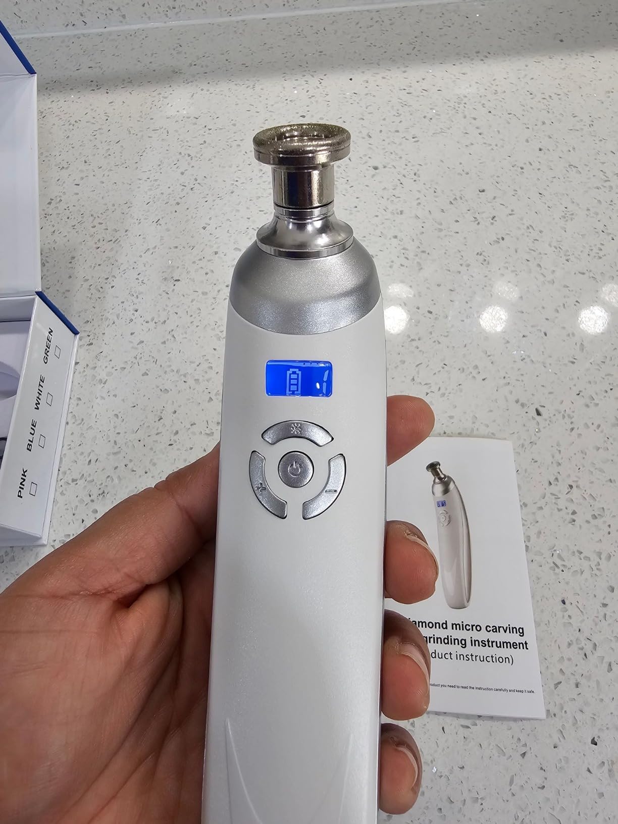 Upgraded Diamond Micro-Dermabrasion Facial Machine | Professional Facial Deep Cleansing Tool, Home Use Facial Skin Care Equipment customer photo 2