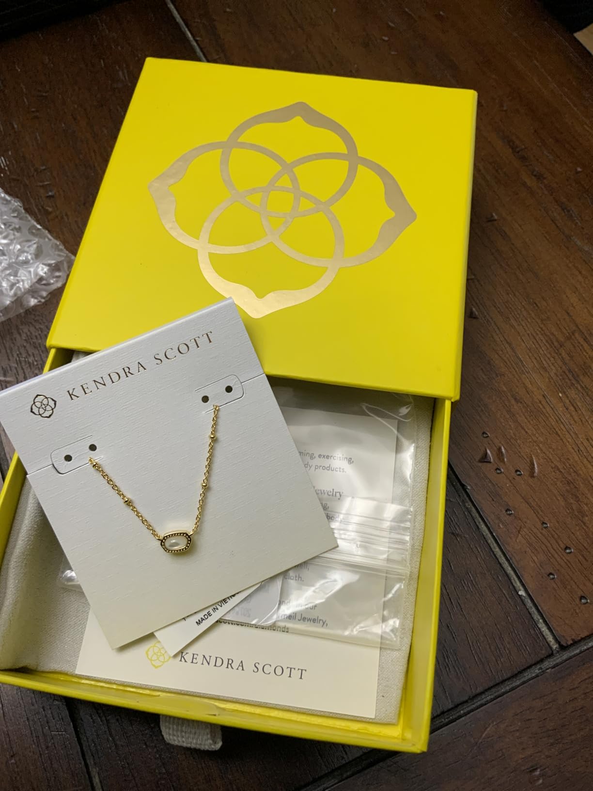 Kendra Scott Mini Elisa 14k Gold-Plated Satellite Short Pendant Necklace, Fashion Jewelry for Women customer photo 1
