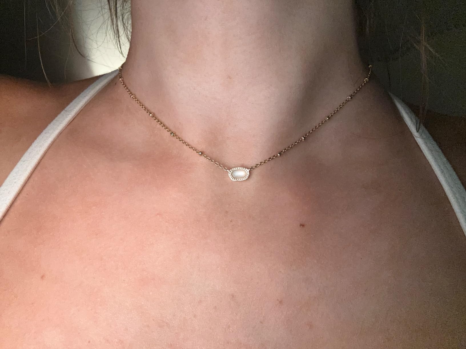 Kendra Scott Mini Elisa 14k Gold-Plated Satellite Short Pendant Necklace, Fashion Jewelry for Women customer photo 2