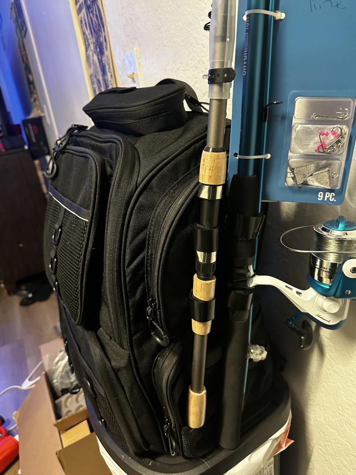 WANOON Fishing Backpack, fishing bag with Rod Holders. Large tackle Backpack Strong Materials customer photo 1
