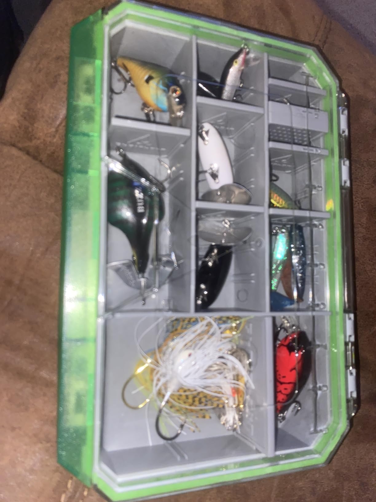 Ghosthorn Waterproof Fishing Tackle Box Trays Organizer Lure Storage 3600*2 | 3600/3700 Tackle Trays with Removable Dividers Portable Storage Box Terminal Tackle for Lures Hooks and Fishing Gears customer photo 2