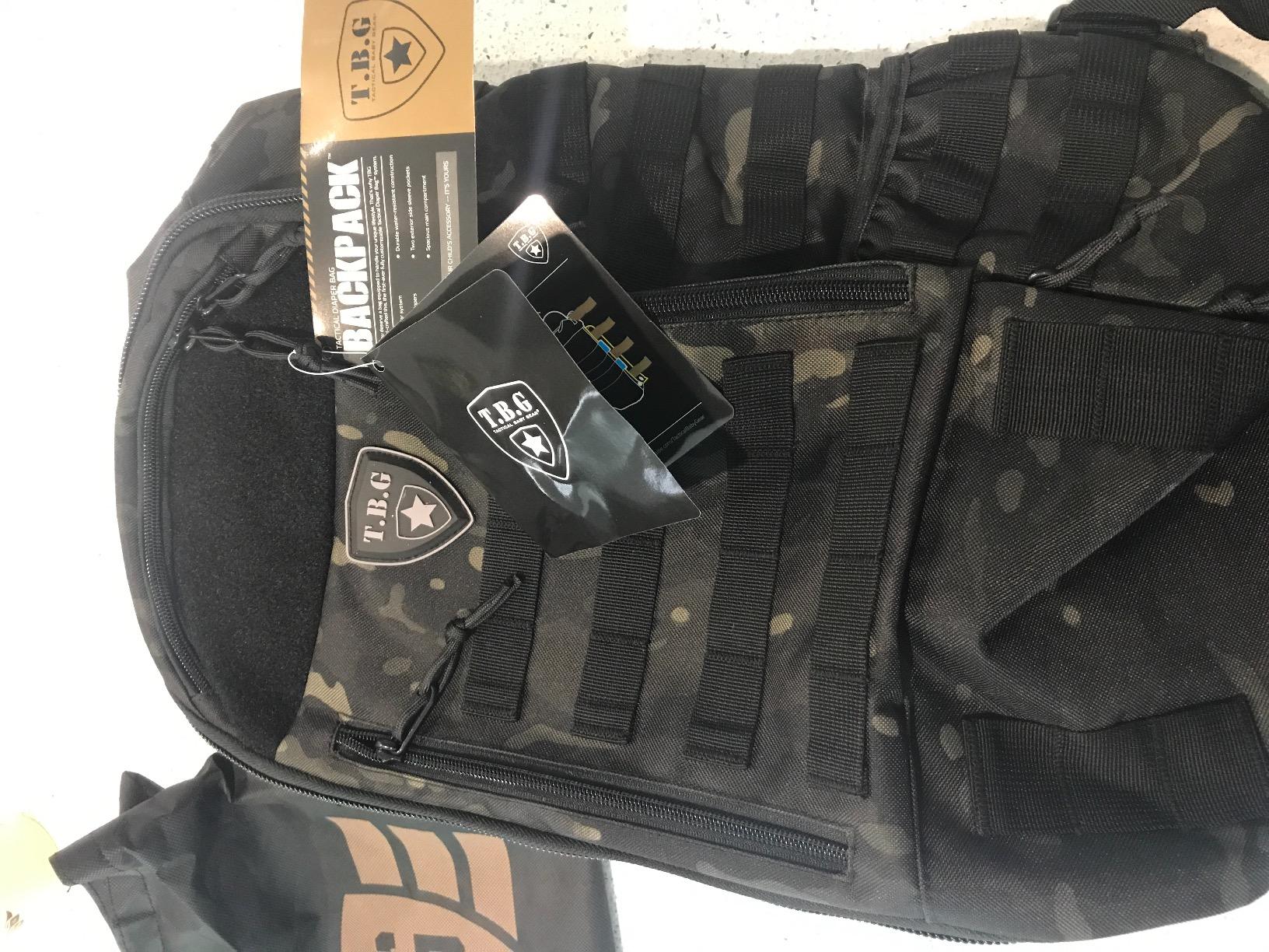 Tactical Baby Gear Daypack Tactical Diaper Bag Backpack | MOLLE-compatible tactical diaper backpack with built-in changing mat and stroller straps for organized parenting customer photo 2